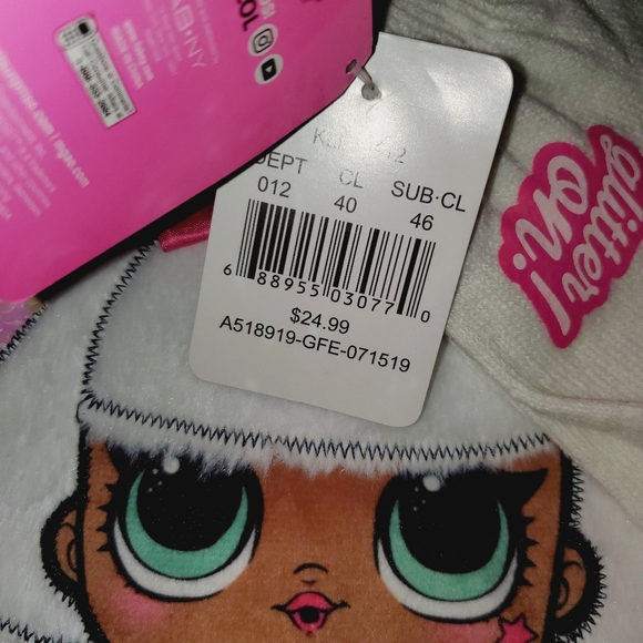 LOL Surprise NWT Diva Hat & Glove Set Pink and White 207 - Picture 6 of 7